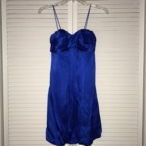 Cache Cobalt Blue Strapless Dress